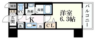 プレサンスみなと元町駅前の物件間取画像